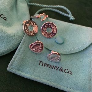 Tiffany & Co. Bundle! Two earrings one ring size 7